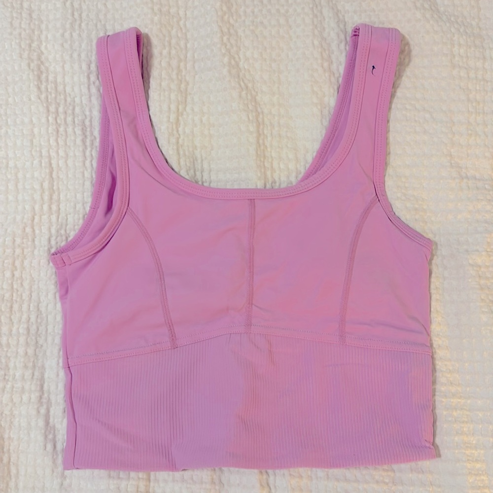 NWOT Cotton On Workout Top / Longline Sports Bra, Pink, Small